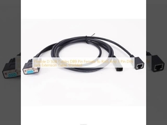 Ευέλικτα καλώδια D SUB DB9 Pin Female προς RJ45 και 3 Pin DIN Jack