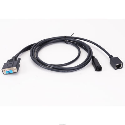 Ευέλικτα καλώδια D SUB DB9 Pin Female προς RJ45 και 3 Pin DIN Jack