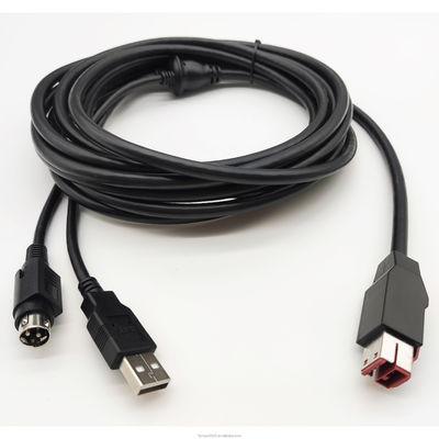 24V τροφοδοτούμενο καλώδιο USB 24V για να χρησιμοποιήσετε το εκτυπωτή καλωδίου USB-B