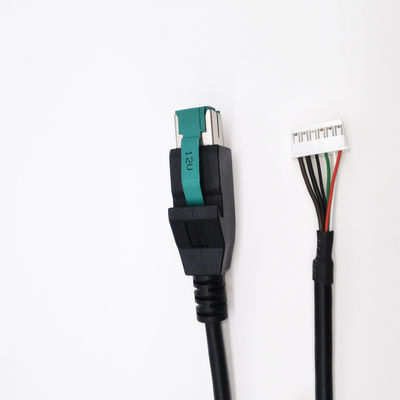 6A Γρήγορη φόρτιση 12V 24V PoweredUSB καλώδιο αρσενικό προς JST συνδετήρα για εκτυπωτή tablet