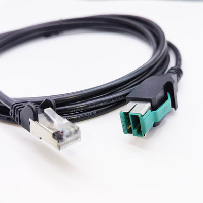 1m 1.5m 12V 24V PoweredUSB καλώδιο αρσενικό προς RJ45 για υπολογιστή tablet